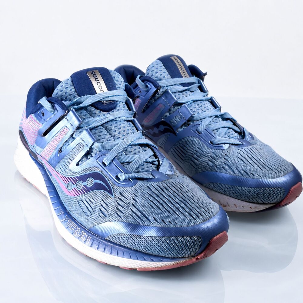 Saucony Women’s 10 Running Shoes Blue Pink EVERUN S10445-1